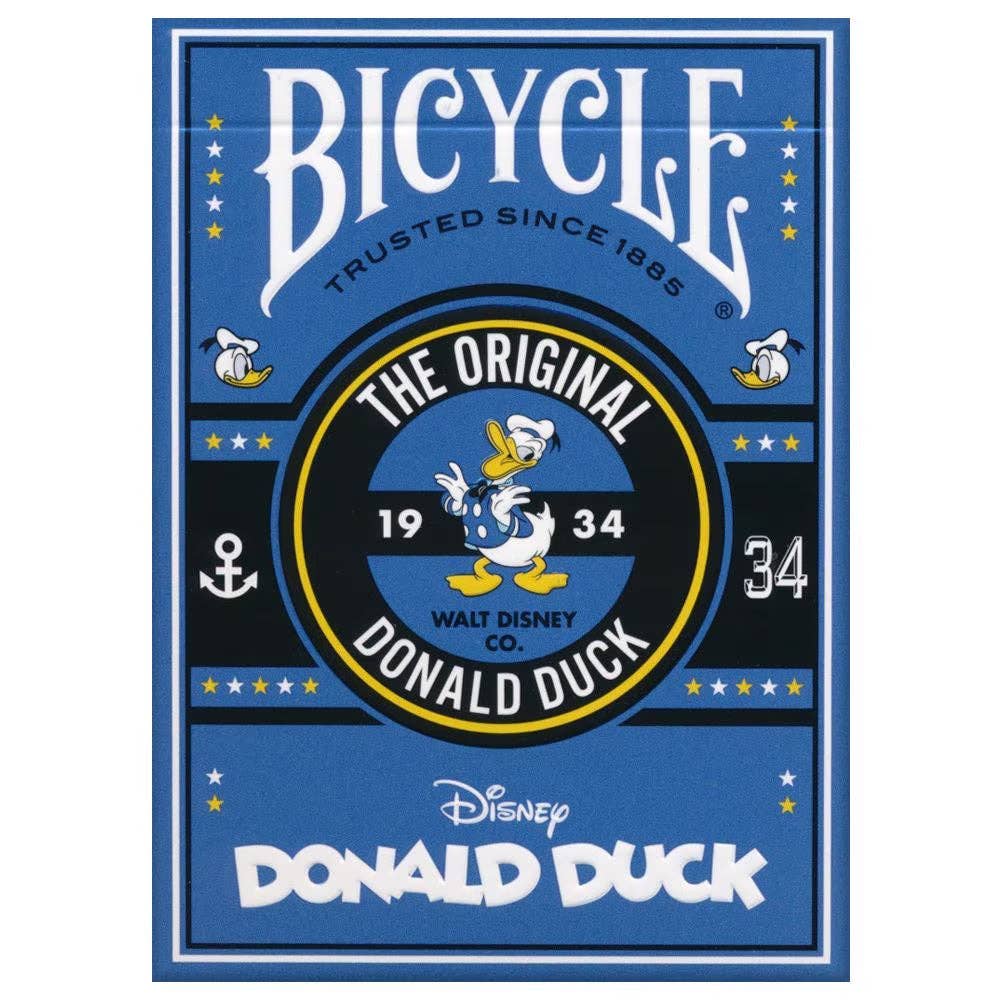 Disney Donald Duck playing cards Bicycle