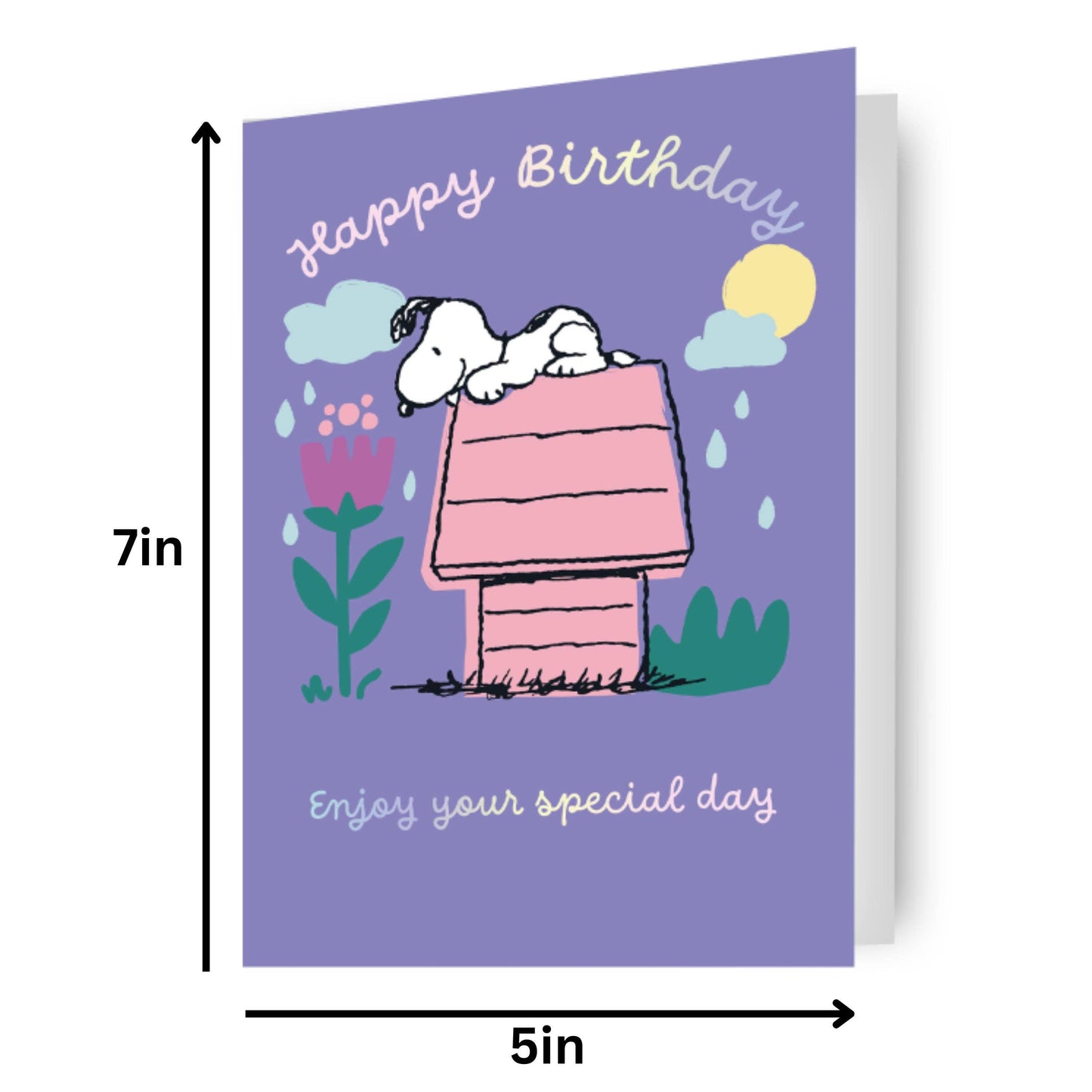 Peanuts Snoopy Birthday Card