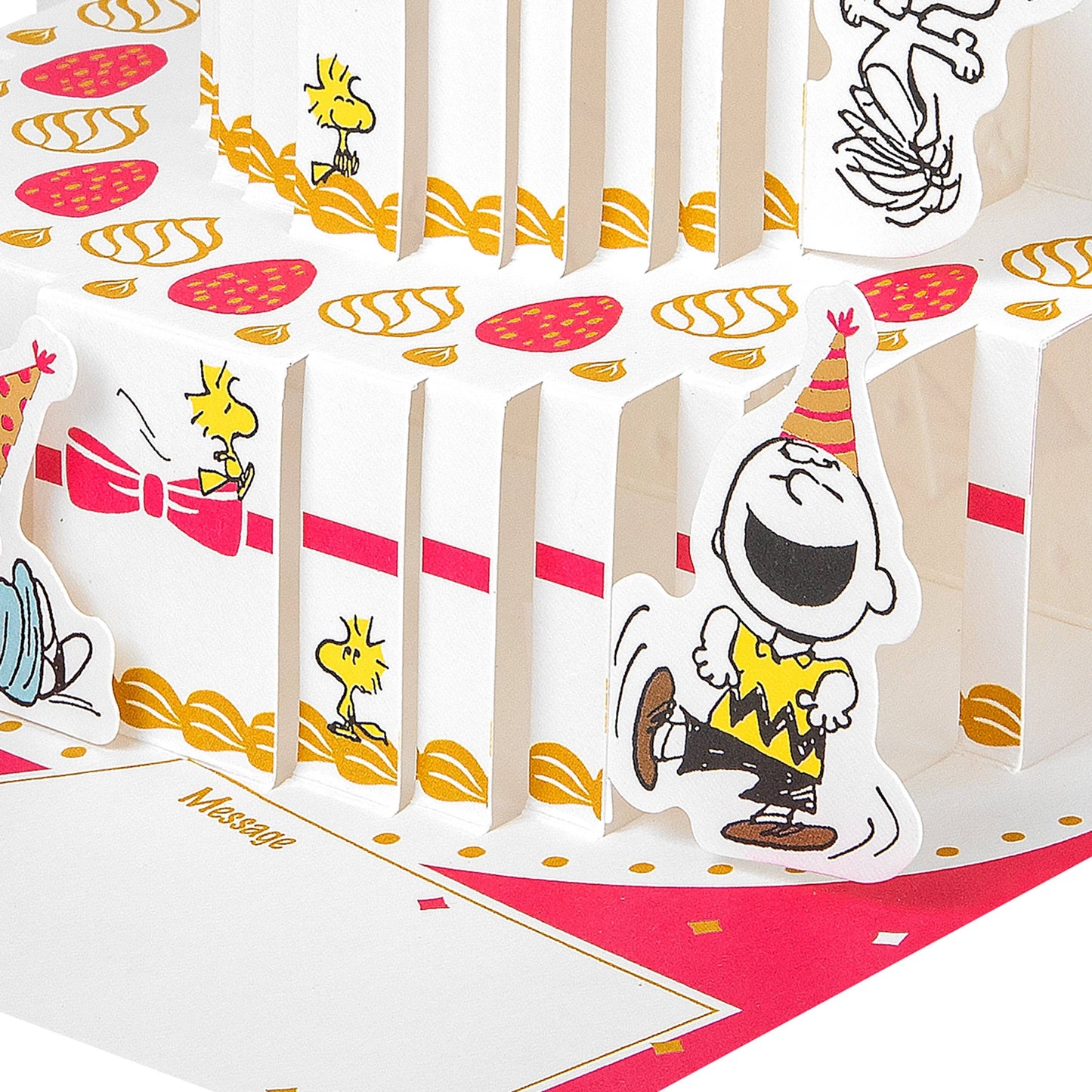Pop-Up Birthday Card-3D SNOOPY PEANUTS™ Pop-Up Birthday Cake