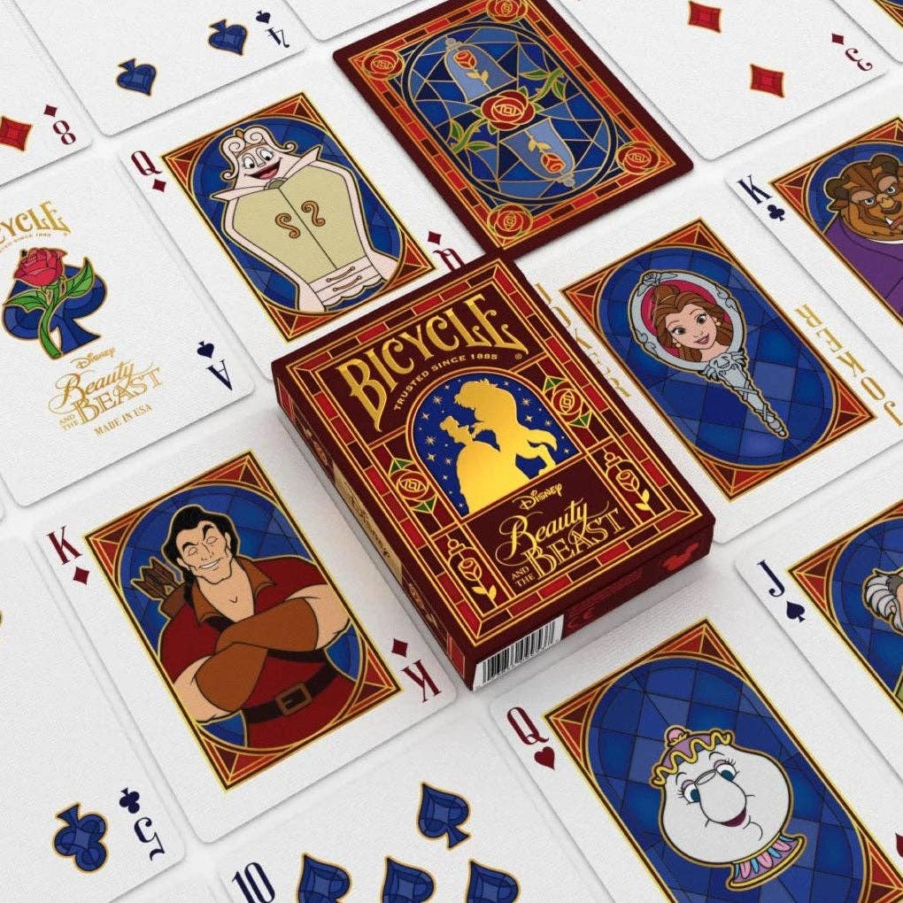 Disney Beauty and the Beast Playing Cards Deck Bicycle