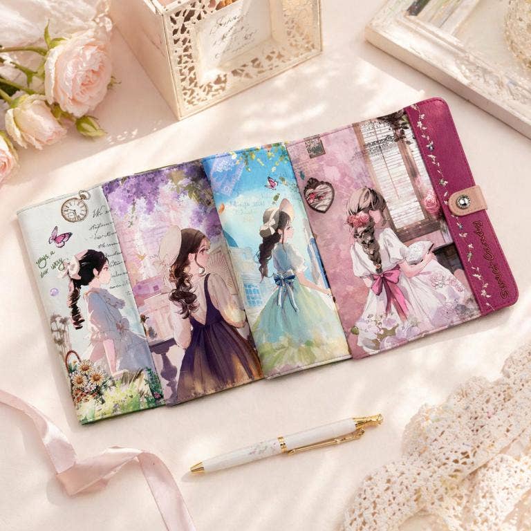 Sweet Candy Notebook-Diary, Ring-Bound with White Pages C504-04