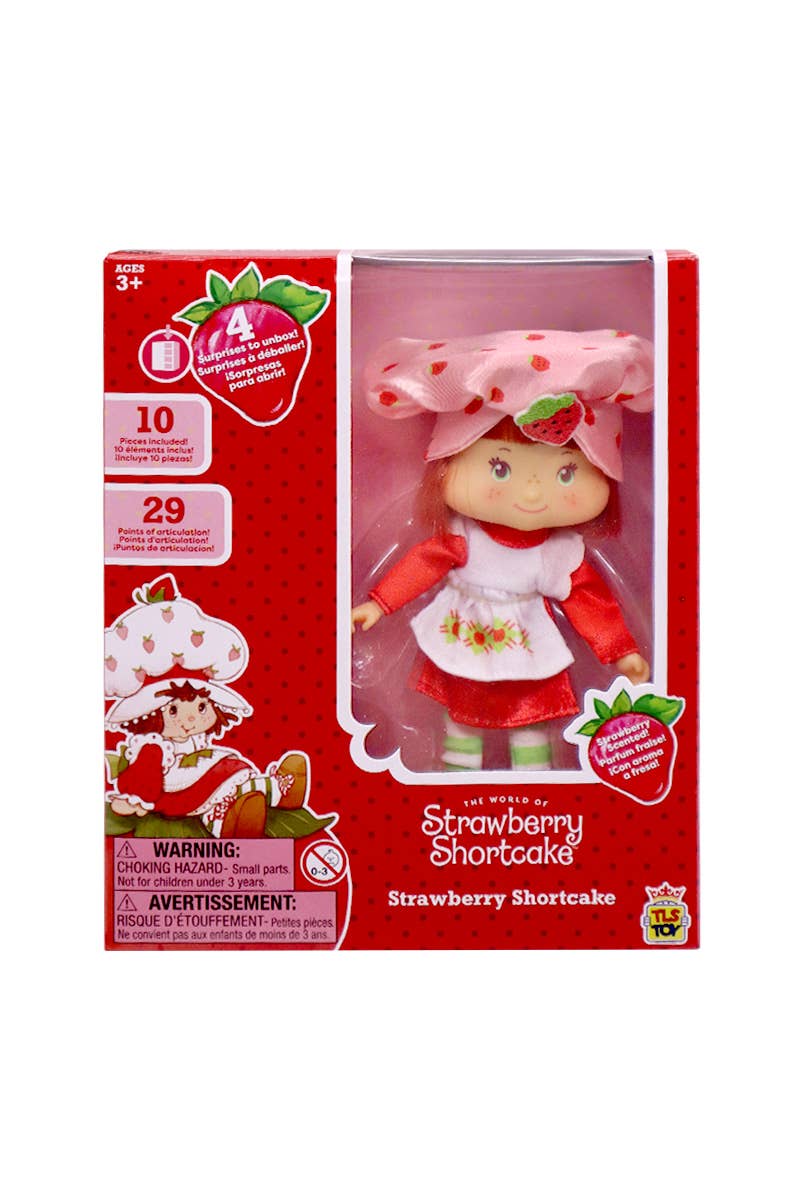 UPD FD5SSSTR01 Strawberry Shortcake 5.5" Scented Doll - 4 pc