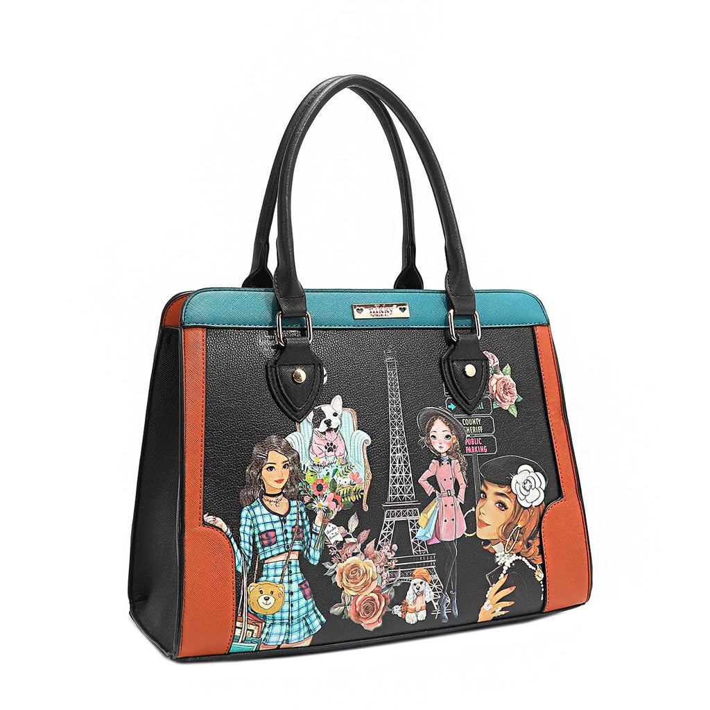 NIKKY MAKES FRIENDS 3 PIECE SET (SATCHEL, CROSSBODY, WALLET)