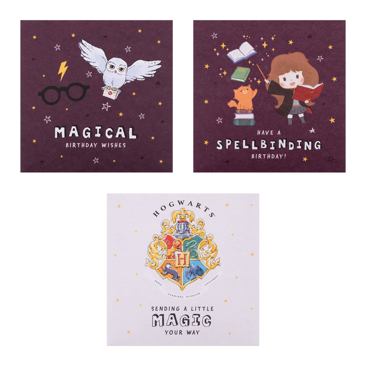 Multipack Birthday Cards - 10 Harry Potter Designs