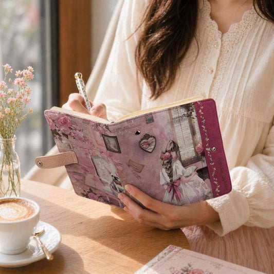 Sweet Candy Notebook-Diary, Ring-Bound with White Pages C504-04