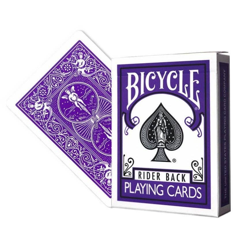 Bicycle Rider Back Playing Cards (Violet)