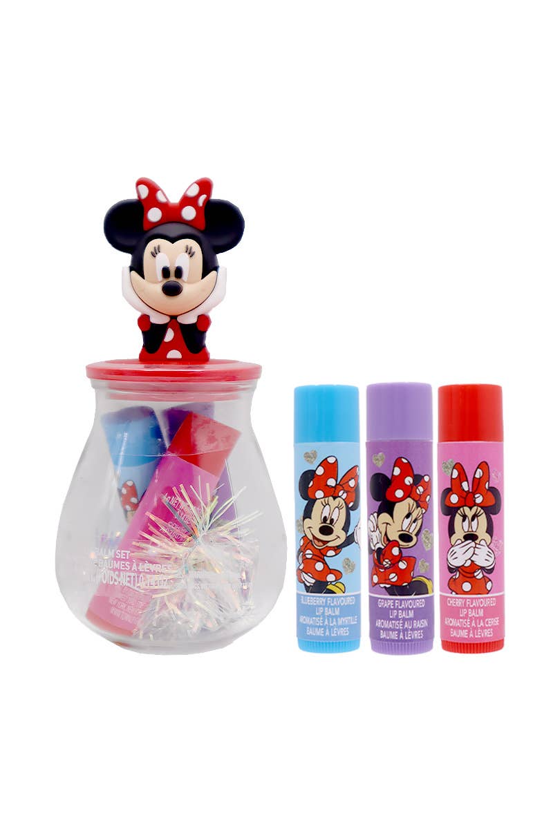 Disney Lip Balm Set in reusable Jar - 12set
