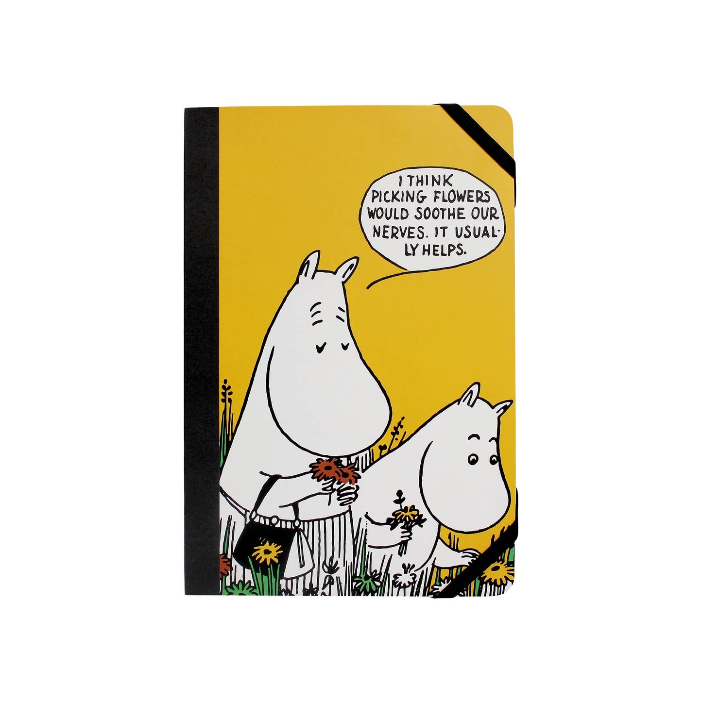 Notebook Moomin Picking Flowers Yellow