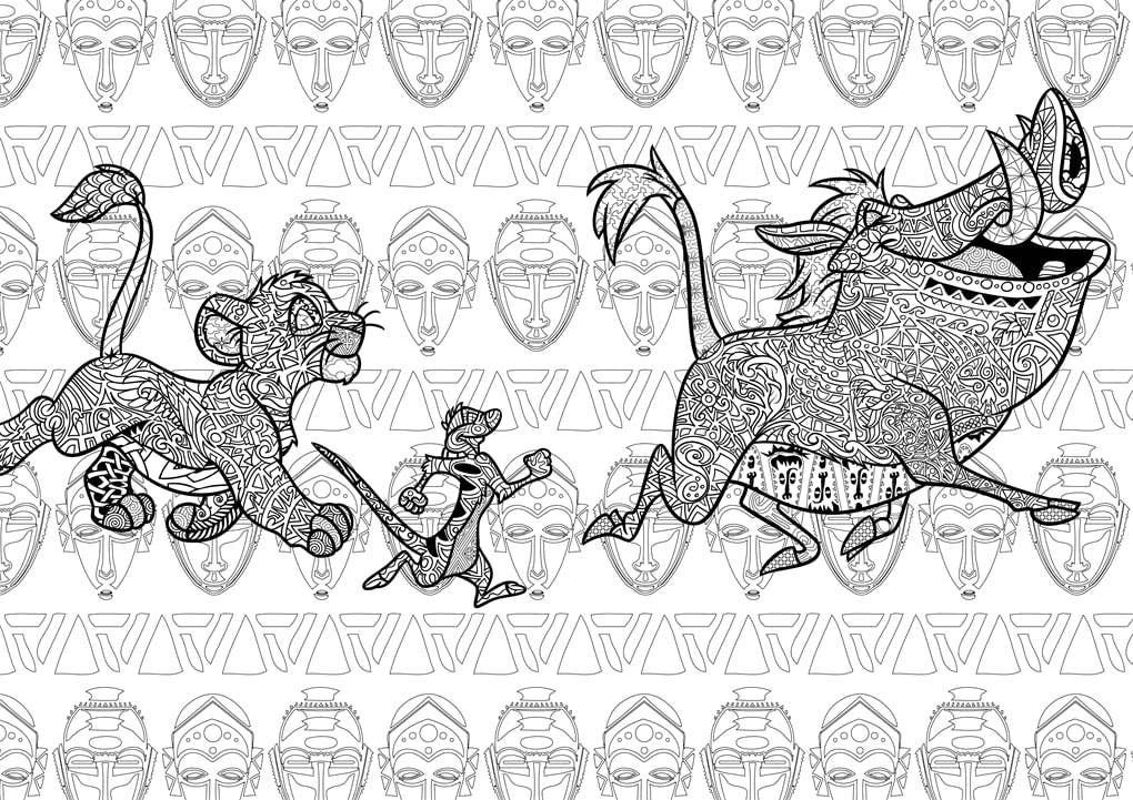 Disney: Animals Colouring