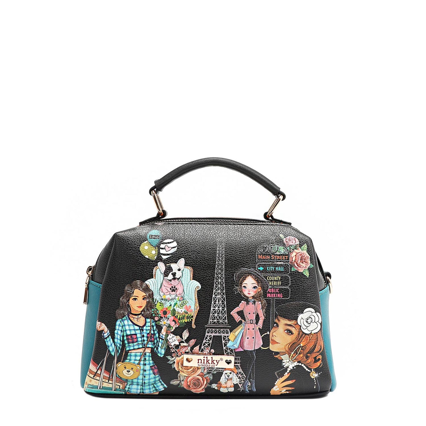 NIKKY MAKES FRIENDS 3 PIECE SET (SATCHEL, CROSSBODY, WALLET)