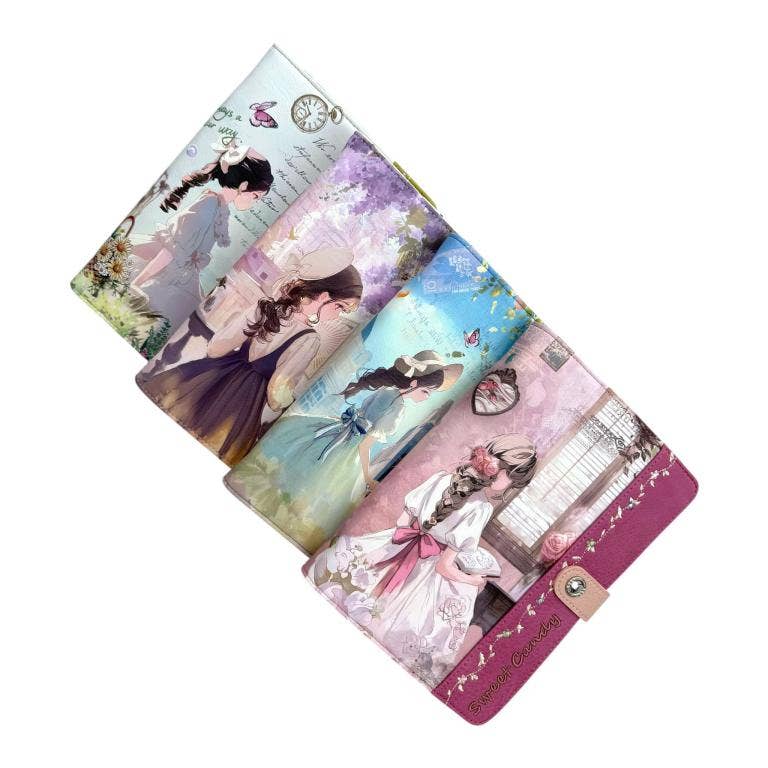 Sweet Candy Notebook-Diary, Ring-Bound with White Pages C504-04