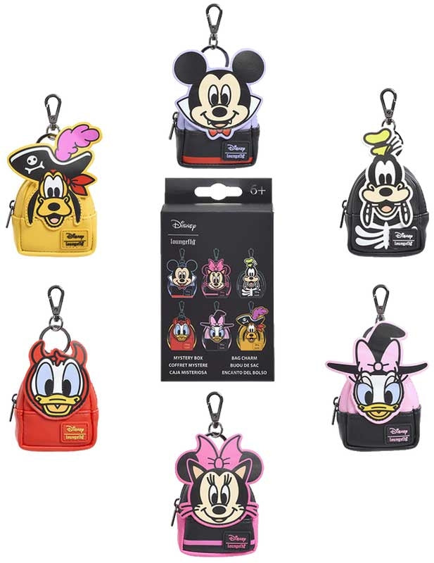 LOUNGEFLY DISNEY HALLOWEEN MYSTERY BAG CHARMS