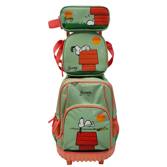 Trolley set + everything bag + Snoopy Peanuts snack bag