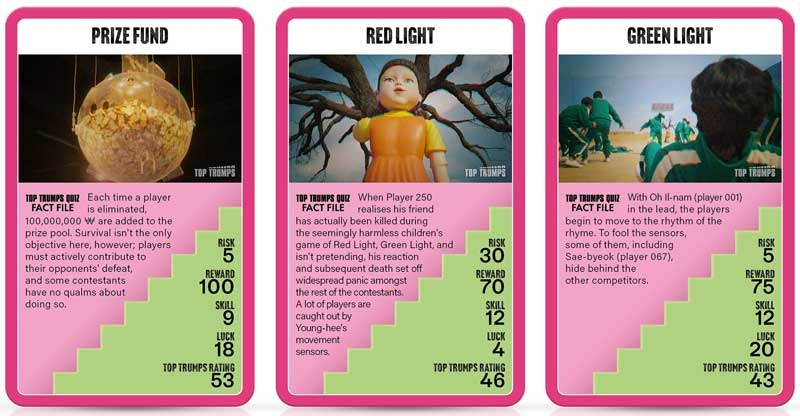 TOP TRUMPS LIMITED EDITIONS SQUID GAME