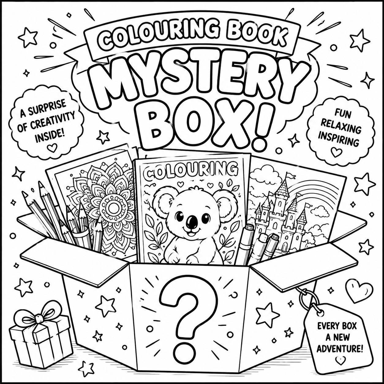 Colouring Books Mystery Box