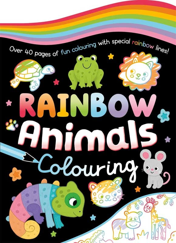 RAINBOW ANIMALS COLOURING