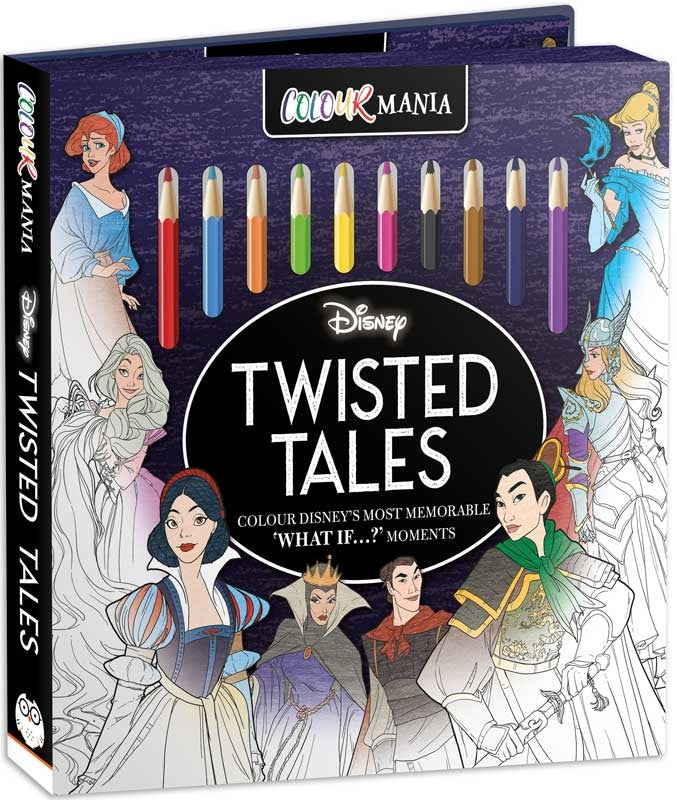 COLOURMANIA ECO SQ DISNEY - TWISTED TALES COLOURING