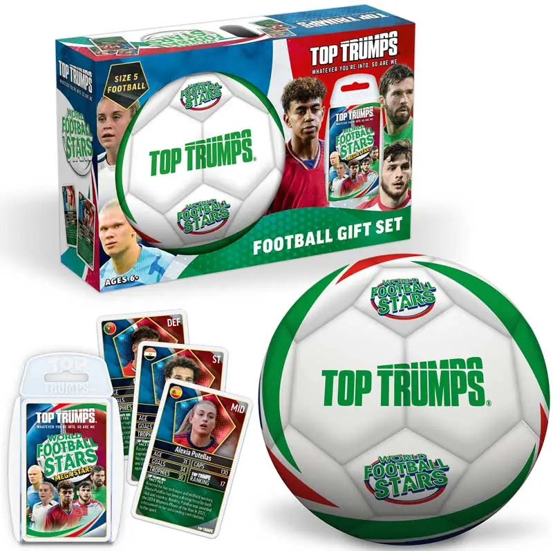 Top Trump WORLD FOOTBALL STARS GIFT SET