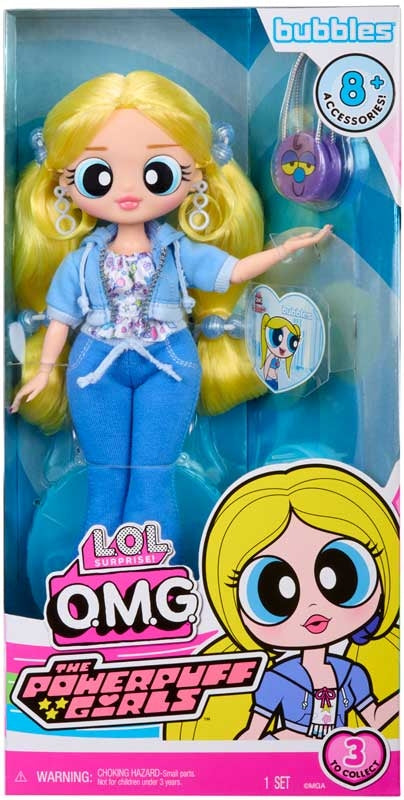 L.O.L. SURPRISE OMG FASHION DOLL - BUBBLES POWERPUFF