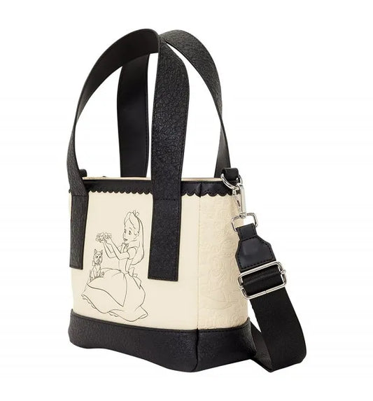 Loungefly Disney Alice In Wonderland Mini Tote Crossbody Bag