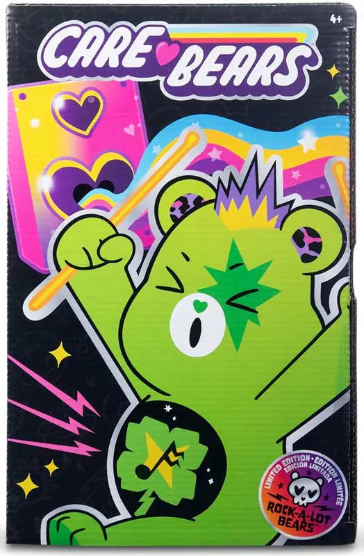 CARE BEARS - ROCK A LOT BEARS - GOOD LUCK BEAR - ECO-FRIENDLY